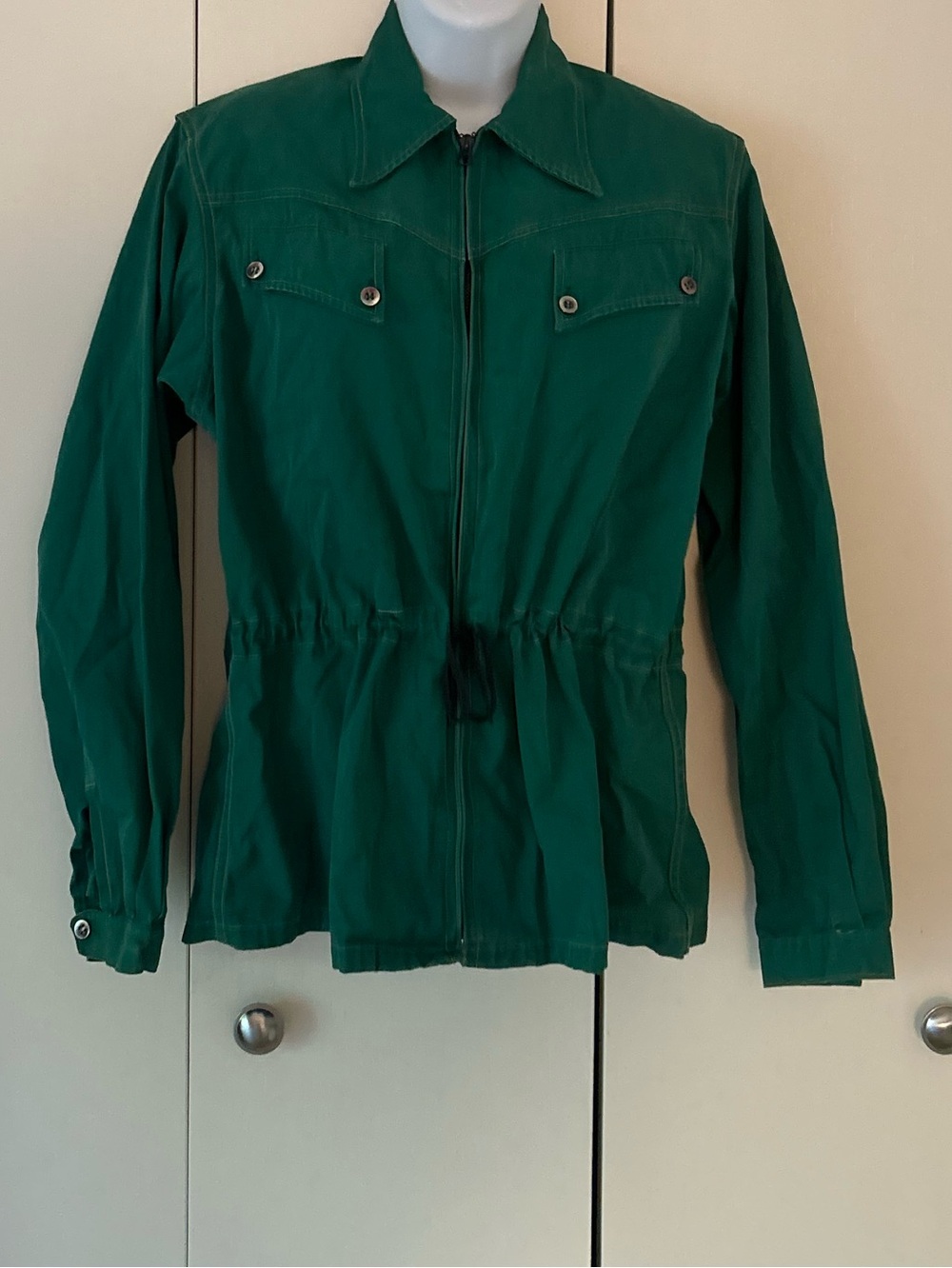 White Stag Ski Togs Vintage 1940’s cinched waist jacket pockets M